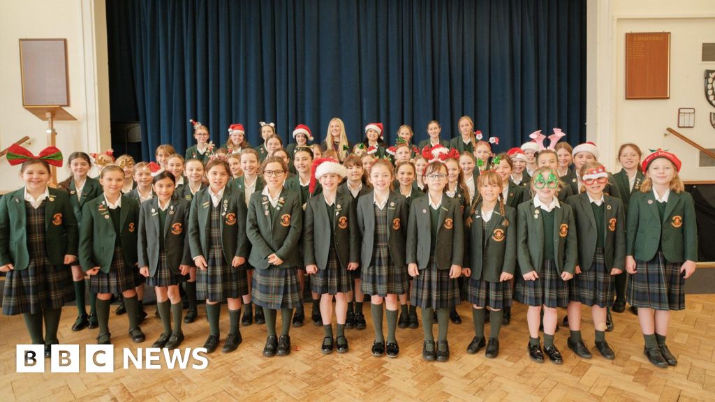 Channel Islands pupils perform local musicians' Christmas song