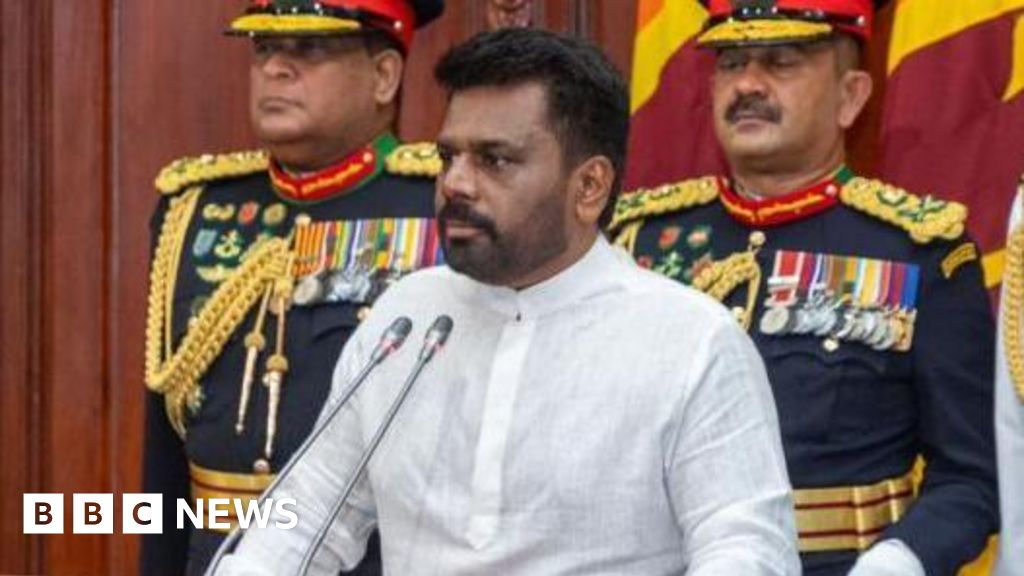 Sri Lanka swears in new left-leaning president