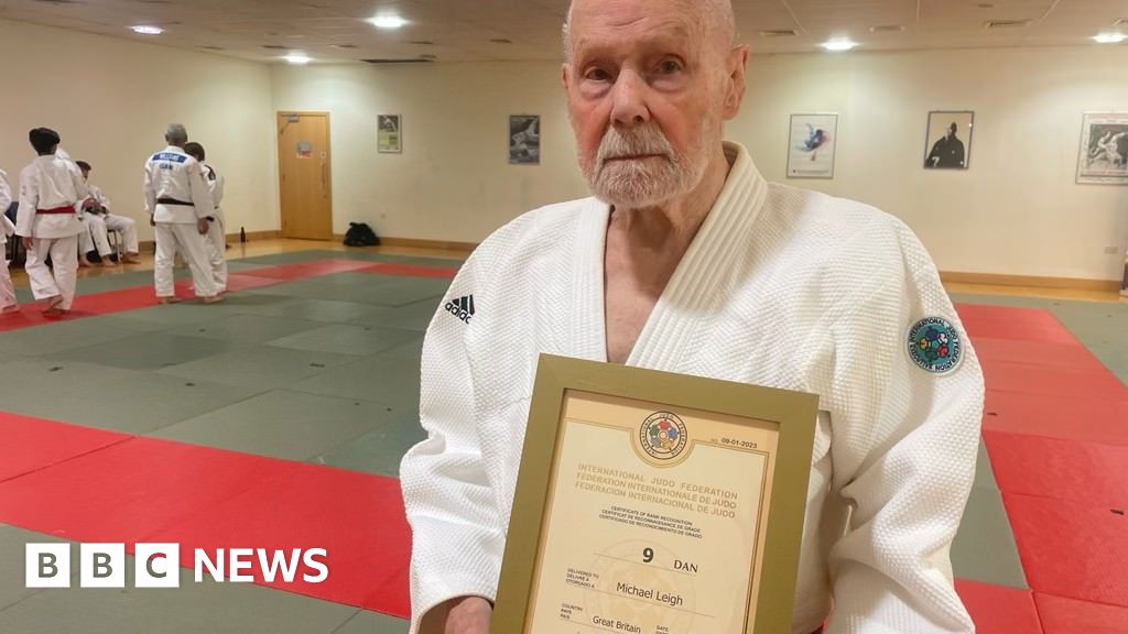 Crawley coach, 90, awarded judo’s second highest grade