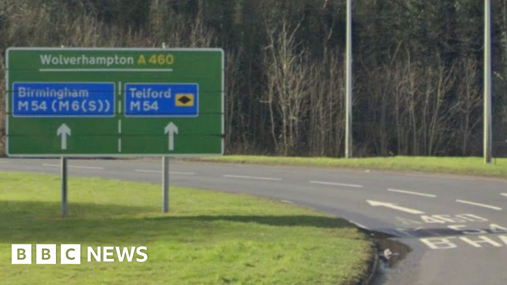 Staffordshire Driver in his 80s dies after crash near motorway BBC News