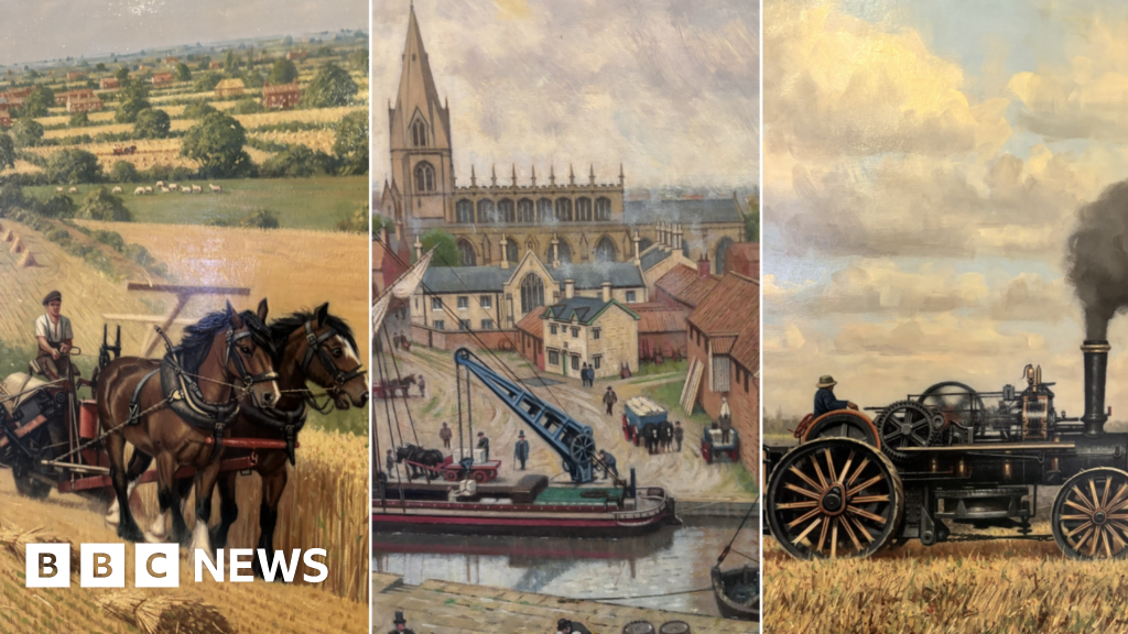 bbc.co.uk - Emma Petrie - Robin Wheeldon oil paintings capture rural life in Lincolnshire - BBC News