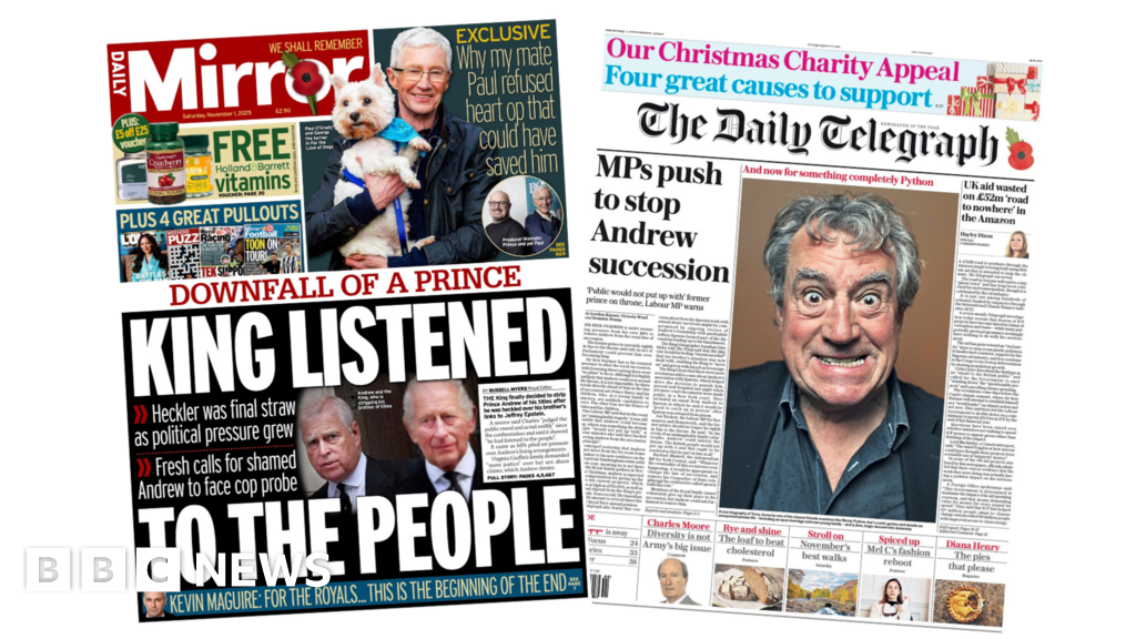 'Downfall of a prince' and 'something completely Python'