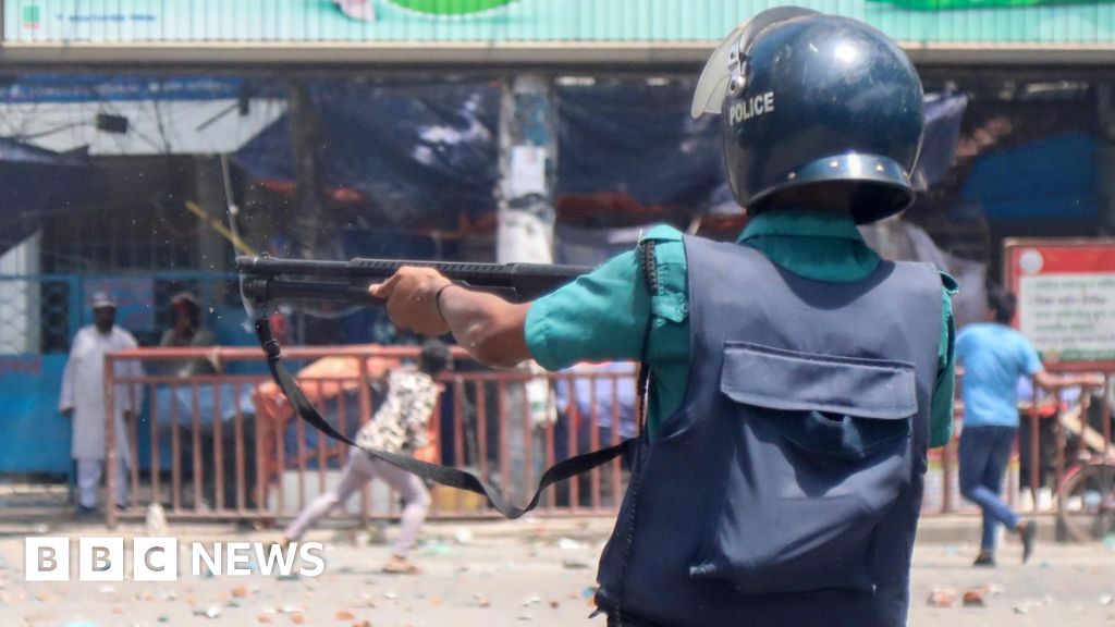 Bangladesh protests: Movies display police violence all through protest – BBC Information