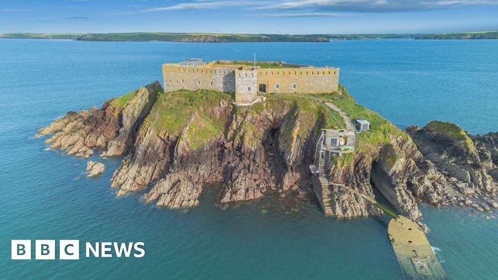 Derelict fortress transformed into £3m party island