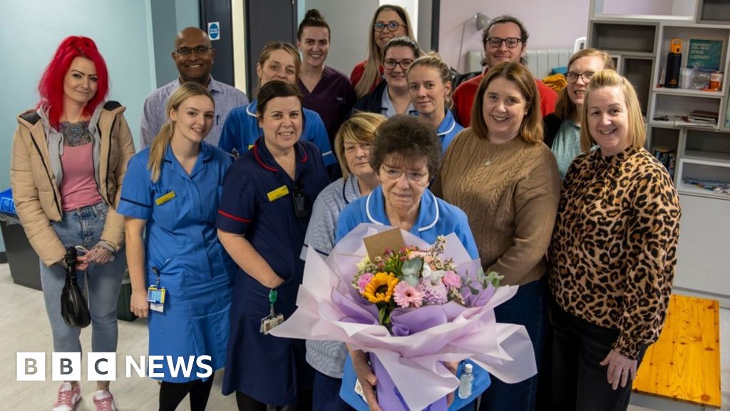 Hull Royal Infirmary nurse retires after 62 years in the NHS