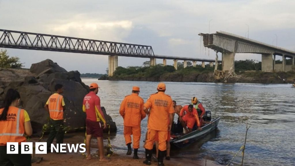 Ketakutan tumpahan toksik menyusul runtuhnya jembatan di Brasil