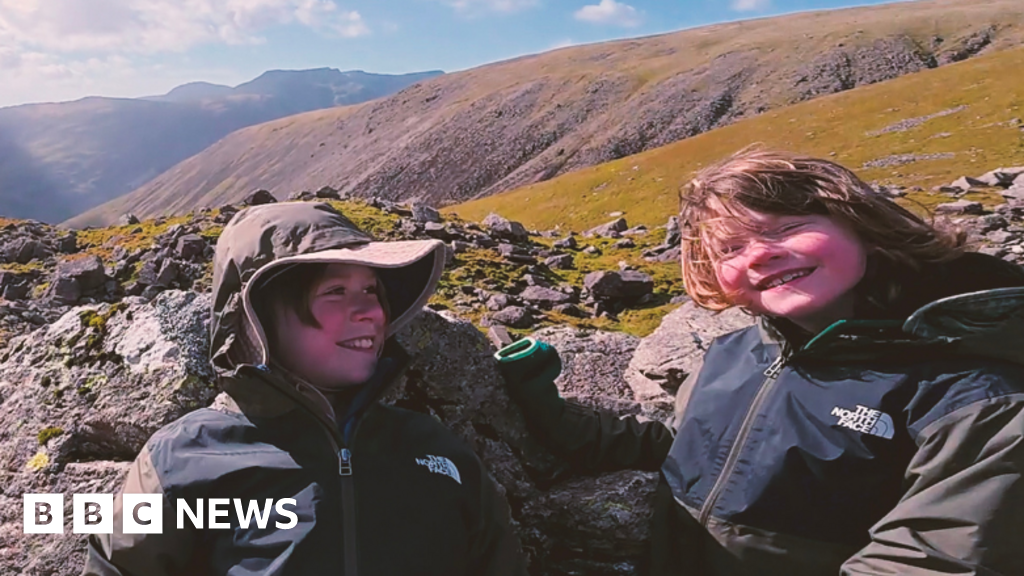 Brothers, 10 and 12, conquer Three Peaks in charity bid for mum’s Crohn’s fight