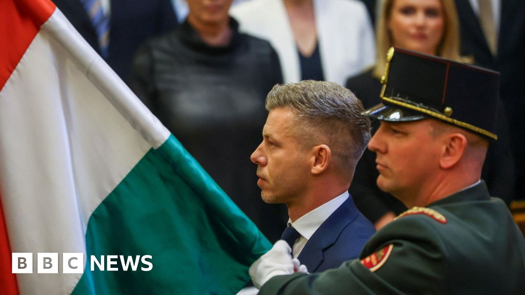Hungary's new PM sworn in after landslide victory over Orbán
