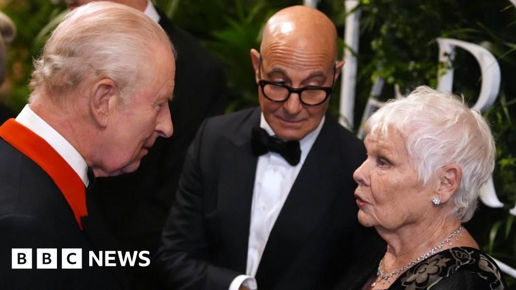 King greets stars at Windsor Castle's first film premiere