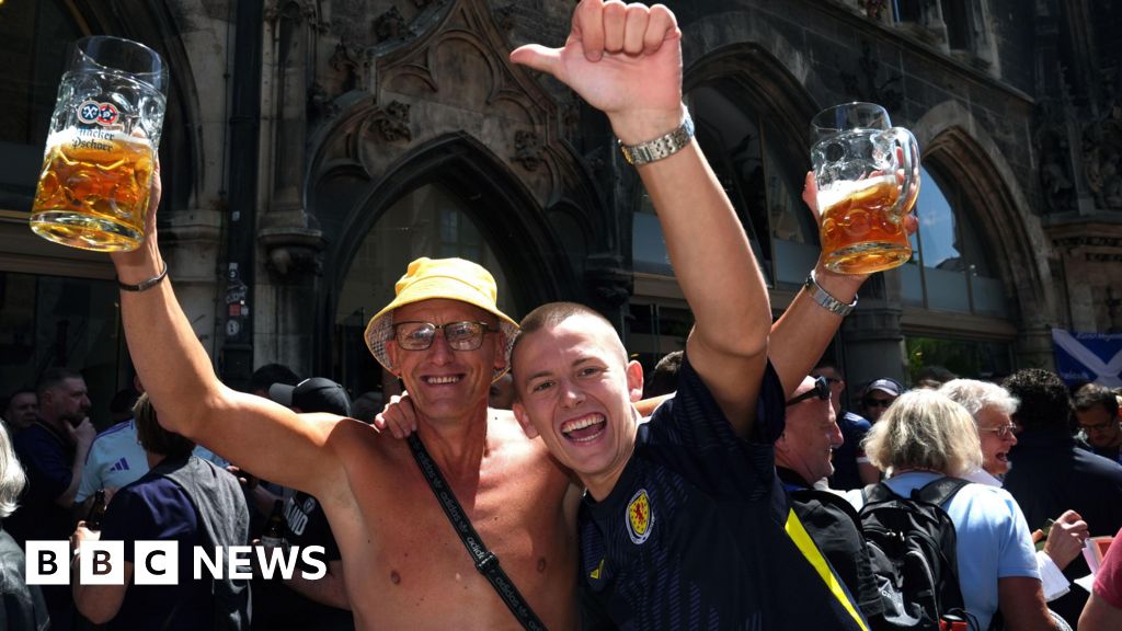 We'll be coming? We're already here. Tartan Army descends on Munich