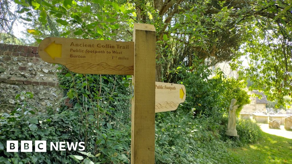 bbc.co.uk - Simon Furber - The sombre South Downs trail for carrying the dead