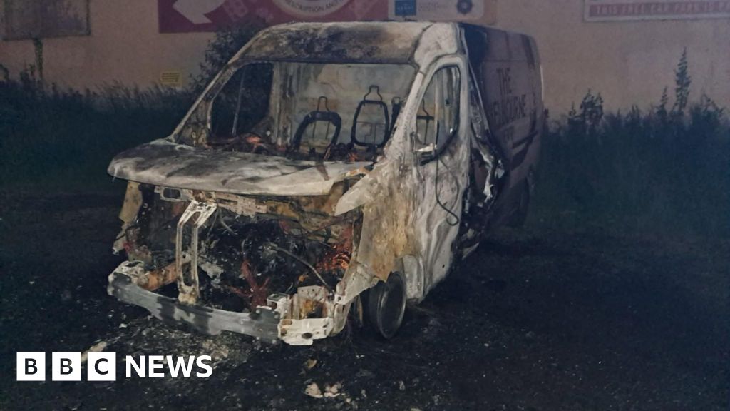 Newry: Two vans belonging to local business destroyed in arson