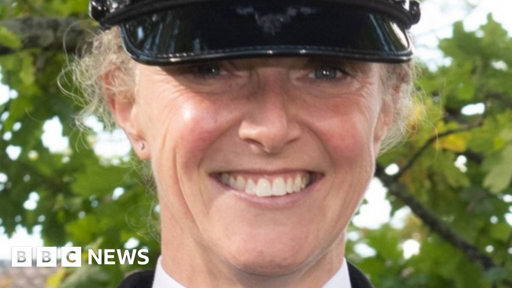 Colleagues line up for funeral of PC killed at crash scene