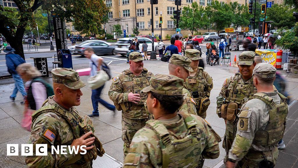 National Guard in Washington DC to be armed amid crime crackdown