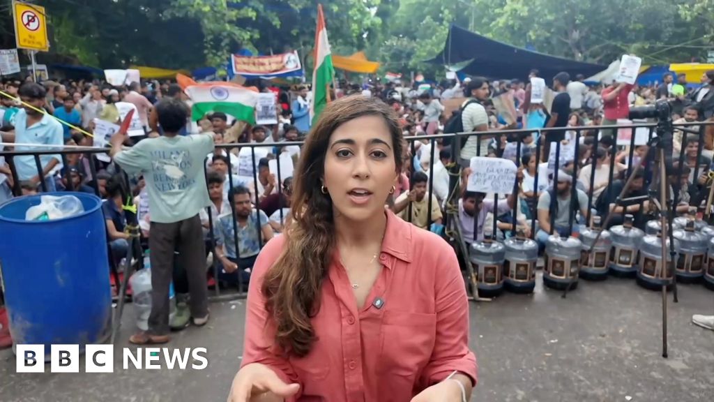 'Momentum is still there': BBC at India's 'cockroach' protest