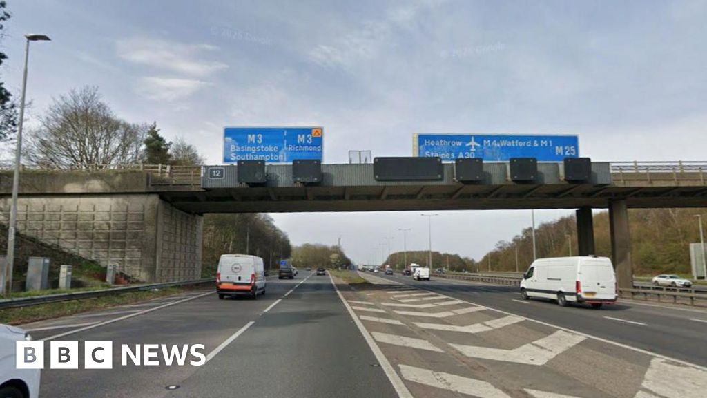 Motorcyclists in life-threatening condition after M25 crash