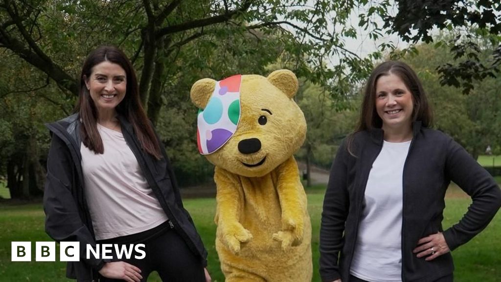 Pair's three-legged Yorkshire challenge for Children in Need