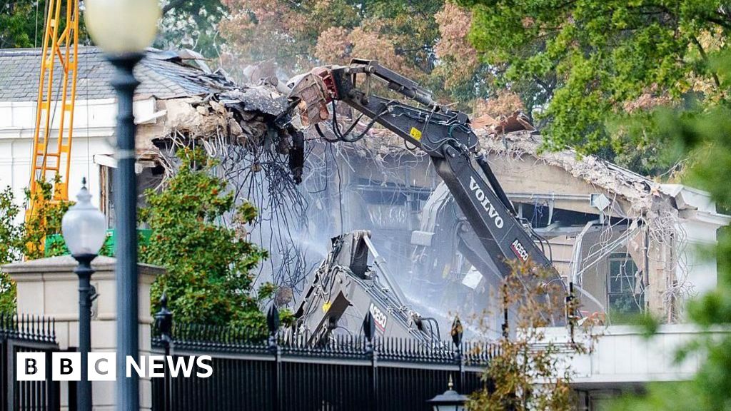 Trump says 'existing structure' of White House East Wing to be torn down
