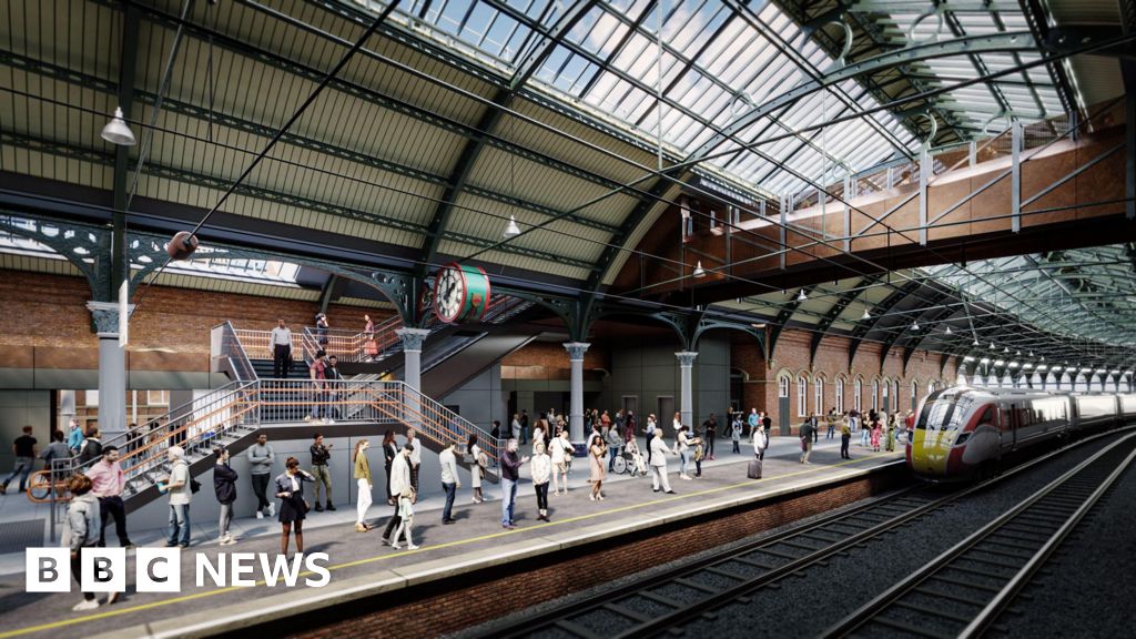 Pictures show what Darlington station will look like after £140 million upgrade