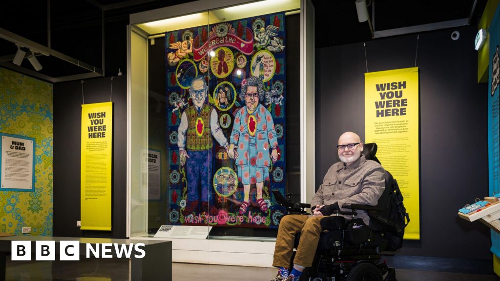 bbc.co.uk - David Spereall - Tapestry part of new exhibition at National Coal Mining Museum