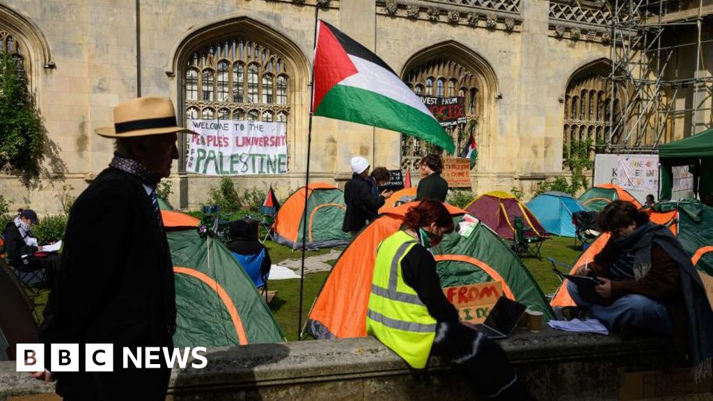 British universities say campus protests may require action.