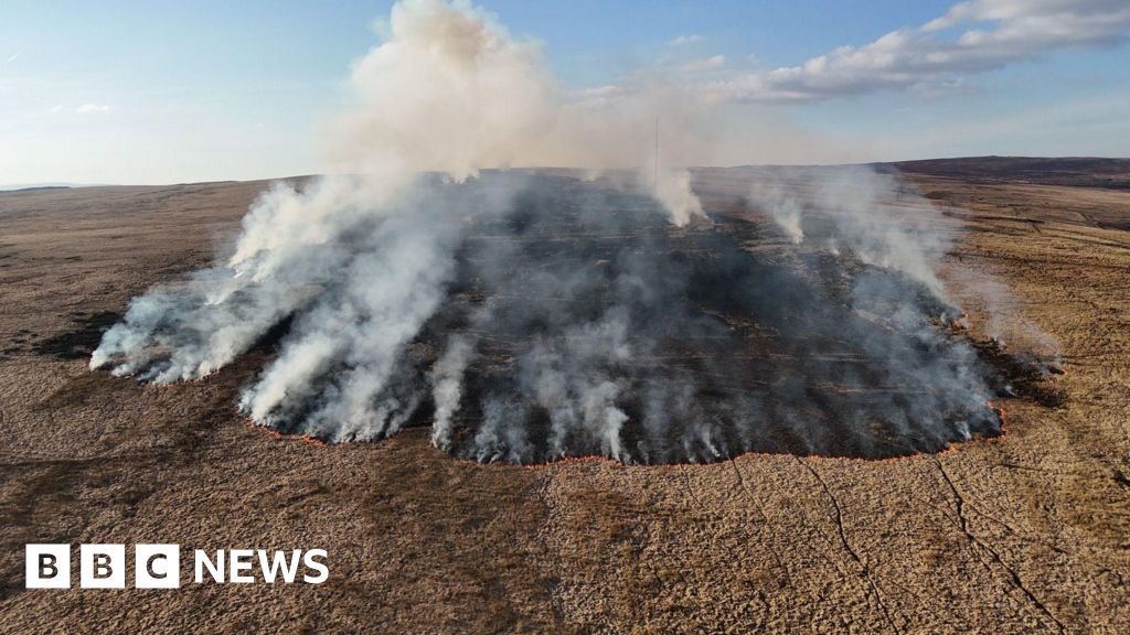 Firefighters battle dozens of wildfires as farmer 'scared'