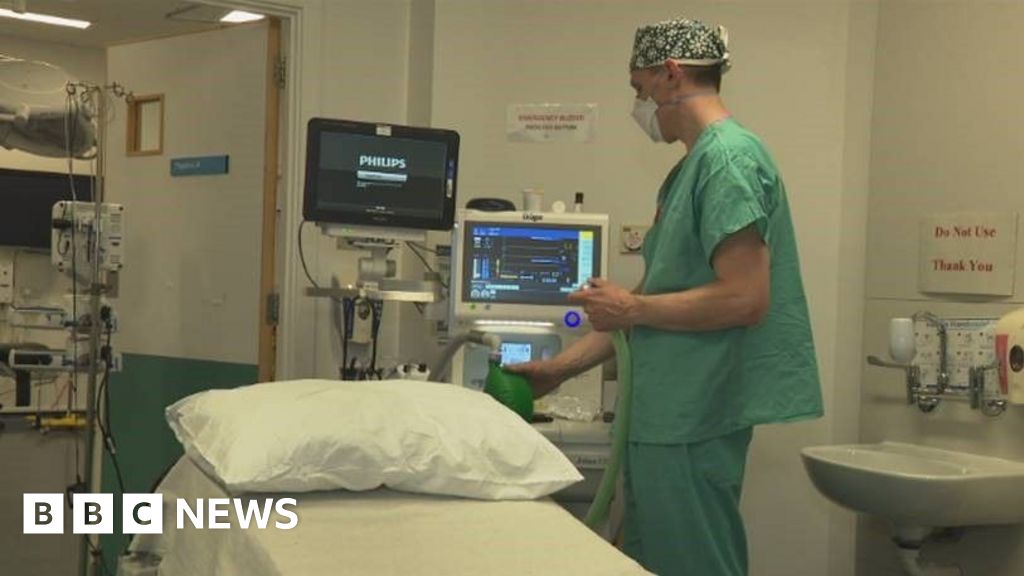 NHS Grampian hospitals phase out piped "laughing gas" anaesthetic BBC