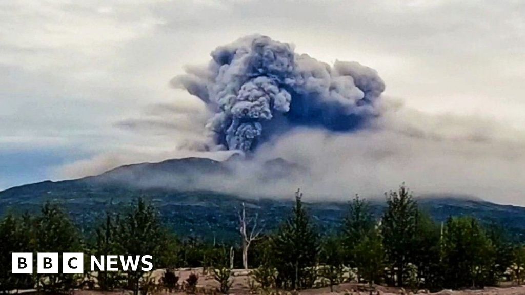 Watch: Russian earthquake triggers volcanic eruption