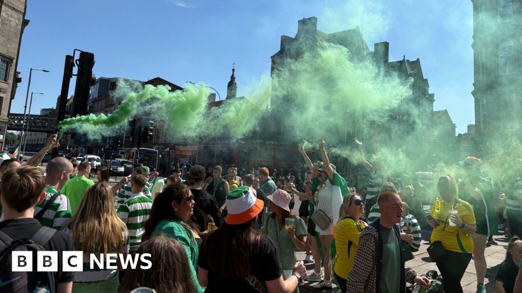Celtic fans hold unofficial title party despite club appeal