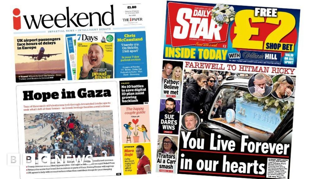'Hope in Gaza' and 'Live forever in our hearts, Ricky'