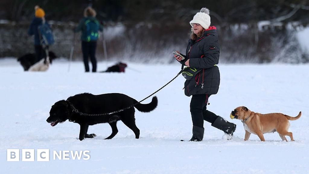 Weather warnings in place as snow and ice blanket parts of UK