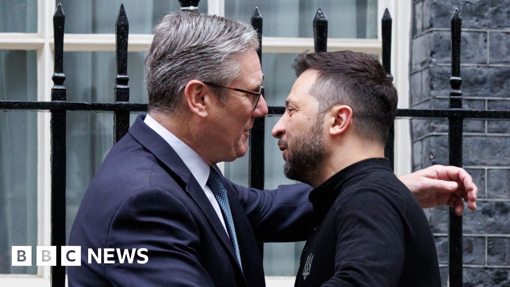 Ukraine: Keir Starmer and Volodymyr Zelensky meeting in No 10