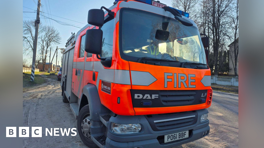 Fire engine donated to Ukraine city by Kent aid group