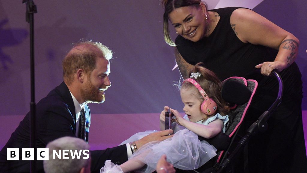 ‘I cried so much Prince Harry gave me a hug,’ Stoke-on-Trent mum says