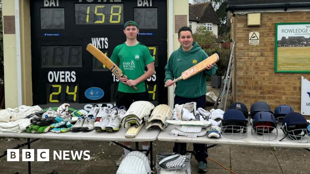 Farnham: Scheme reusing unwanted cricket kit eyes expansion – BBC News