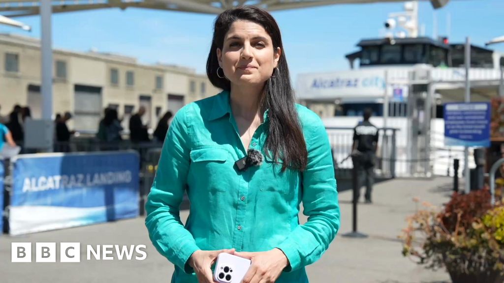 BBC reports from pier 33 after Trump announcement