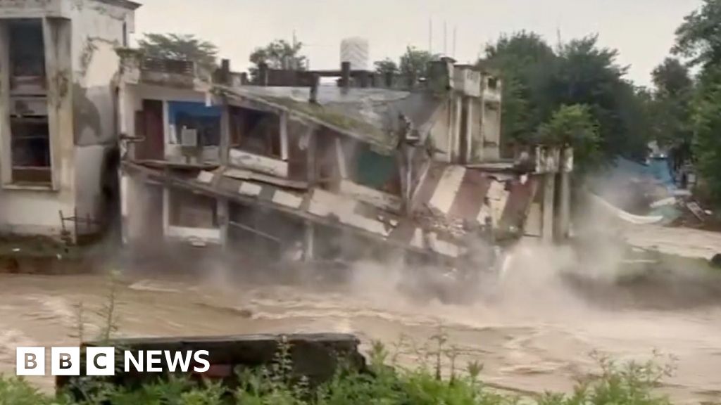 Watch: Raging rivers cause destruction in parts of northern India