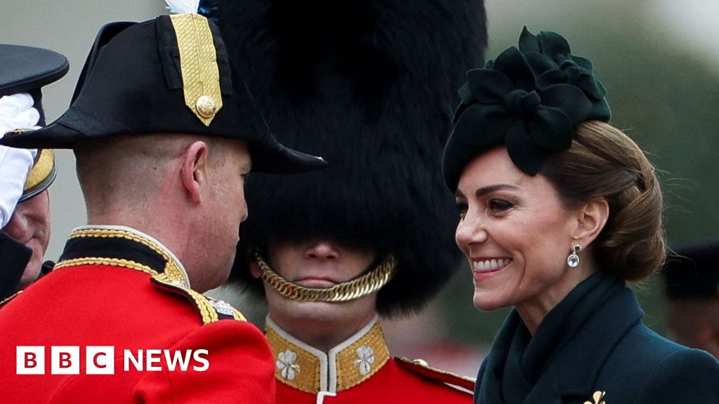 Kate attends St Patrick's Day parade in London