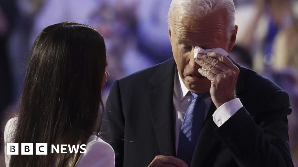 Joe Biden eyes legacy in emotional farewell at Democratic convention