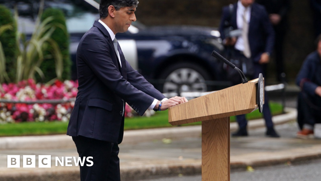 'I am sorry' - Sunak's No 10 speech in full