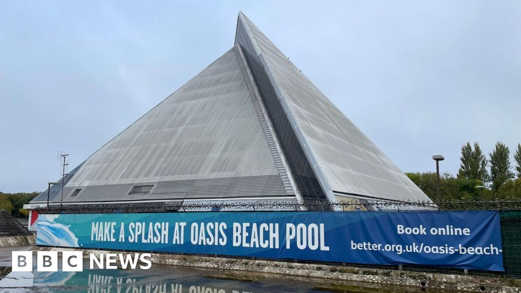 Temporary closure in place at Bedford’s pyramid-shaped pool