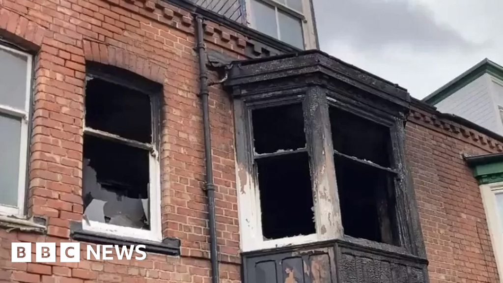 Safety checks in Darlington after two die in house fire BBC News