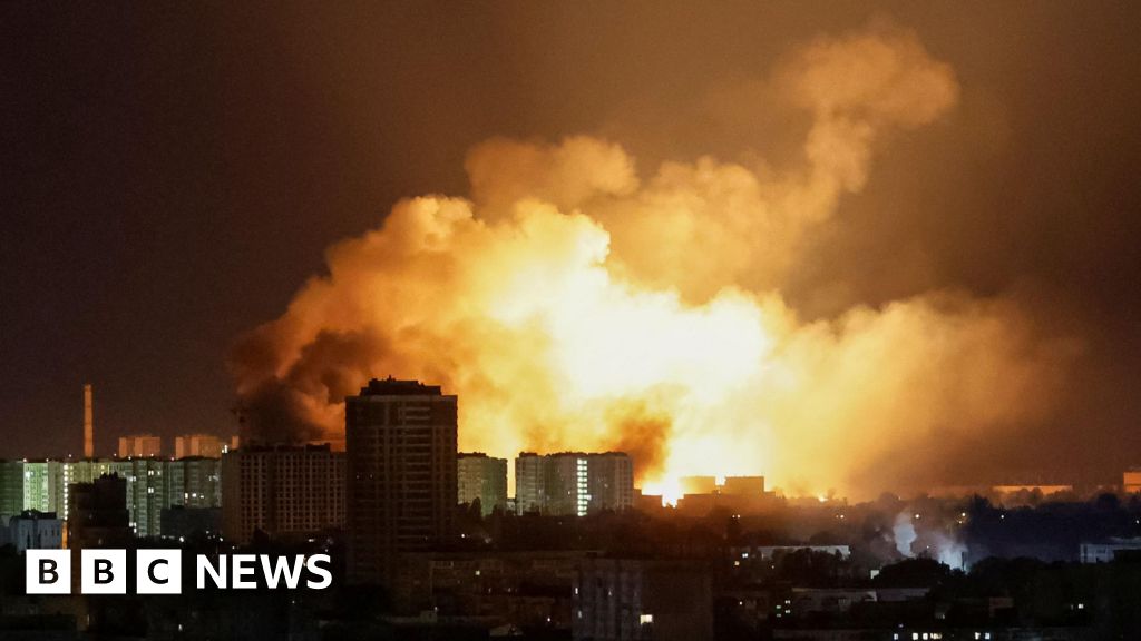 Russia launches major aerial attack on Ukraine capital