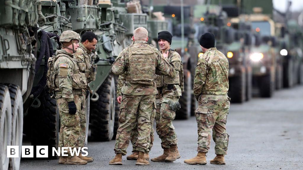 US ‘studying’ whether to reduce troops in Germany, Trump says  www.bbc.com