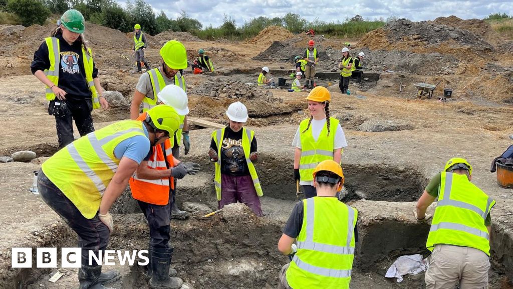 Cotswolds excavation site