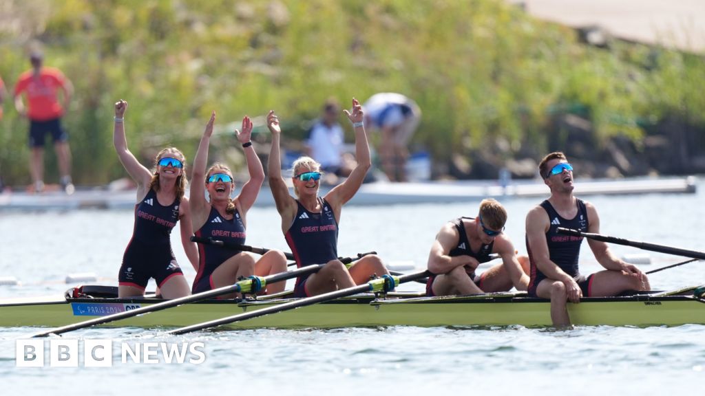 Paralympic rower Giedre Rakauskaite winds down after gold medal - BBC News