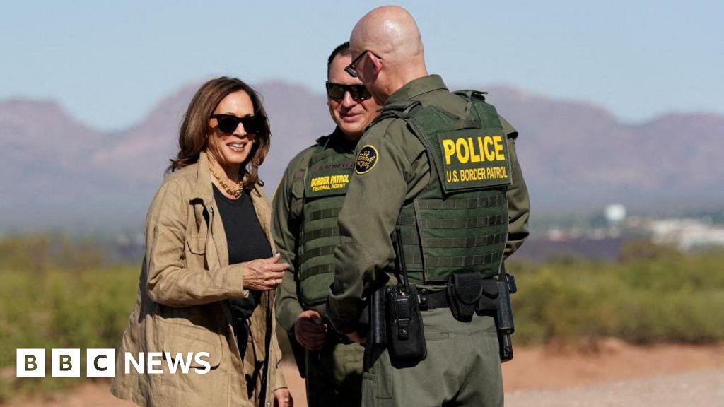 Kamala Harris, in rare border visit, seeks to blunt Trump attacks