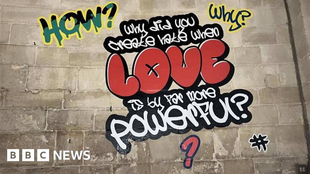 Canterbury Cathedral graffiti art praised after JD Vance comments