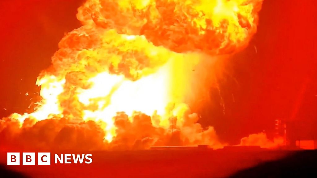 Watch: Moment SpaceX rocket explodes into massive fireball thumbnail
