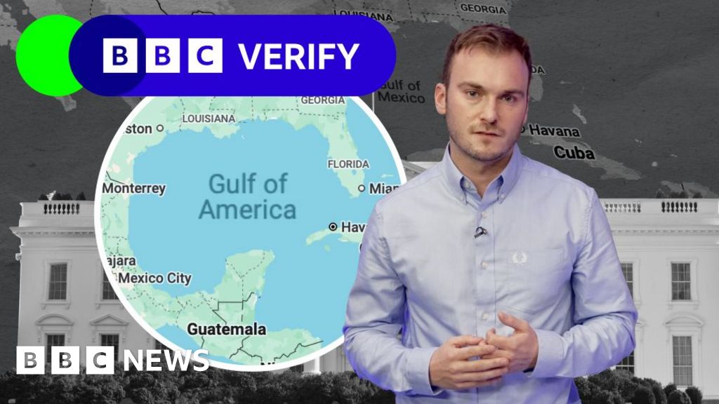 BBC Verify: Why has Google Maps renamed the Gulf of Mexico?